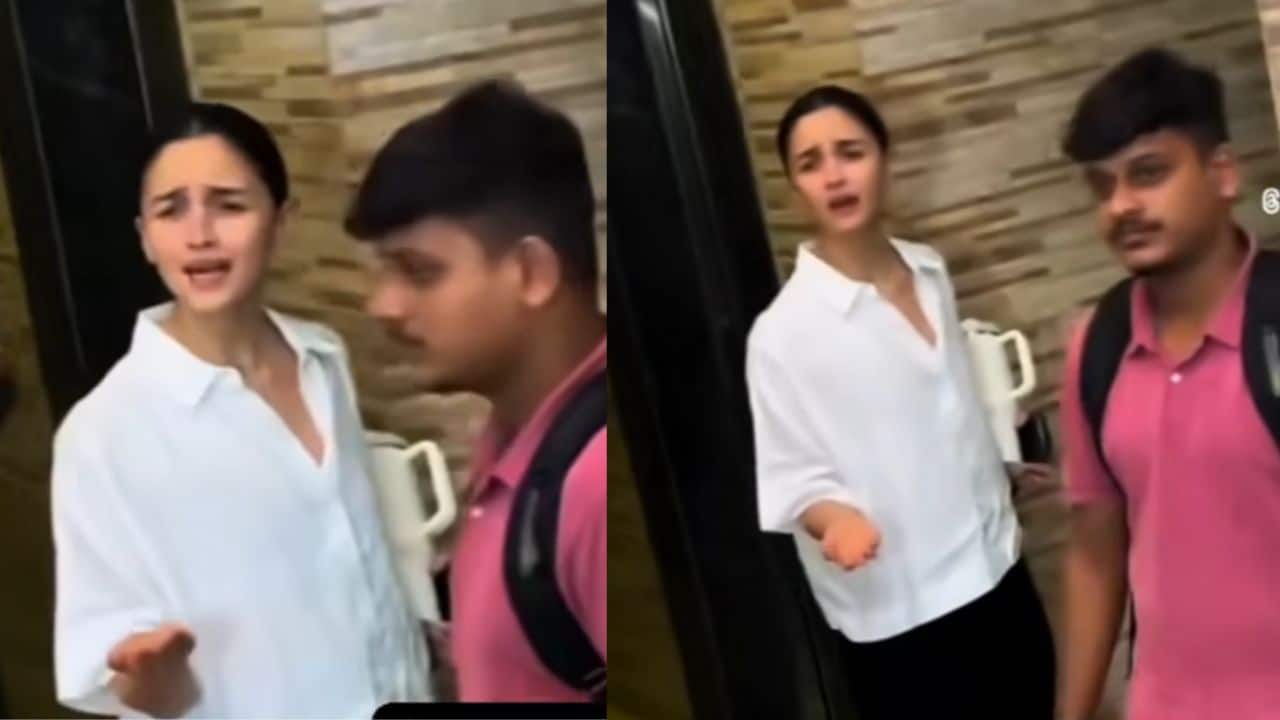 Alia Bhatt gets angry at paparazzi for following her inside her building, says, "kya karr rhe ho aap log?"