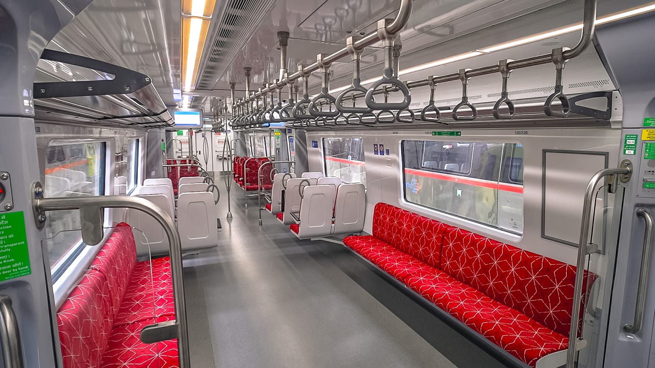 More than 700 passengers can travel in a train, with a seating capacity of 173
