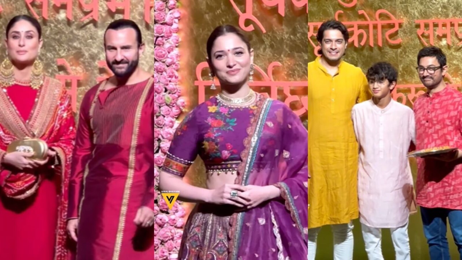 Ganesh Chaturthi 2024: Kareena Kapoor, Saif Ali Khan, Tamannaah Bhatia, and Aamir  Khan join Ambanis' celebrations at Antilia