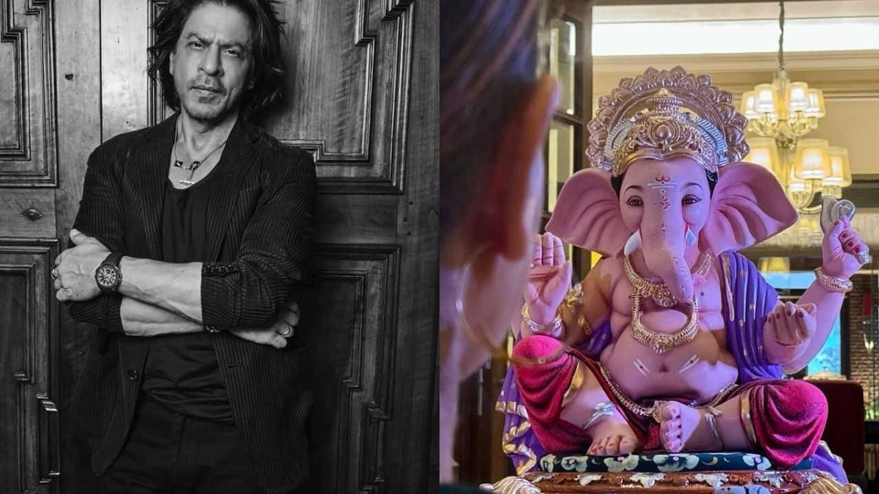 Shah Rukh Khan shares glimpse of Ganesh Chaturthi at home, other celebs also celebrate the festival