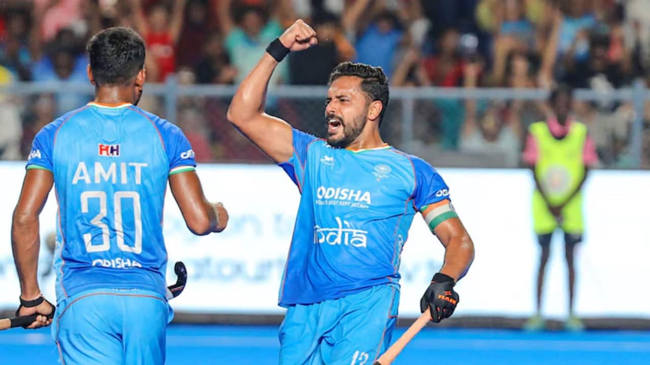 India vs Malaysia Hockey, Asian Champions Trophy Highlights: IND beat MAS 8-1, Rajkumar Pal completes hattrick