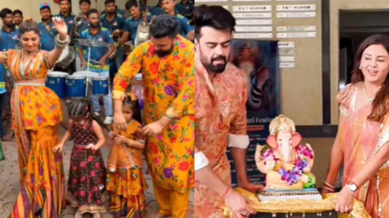Ganesh Chaturthi 2024: Shilpa Shetty, Maniesh Paul and other Bollywood celebs conclude festivities with Ganpati Visarjan