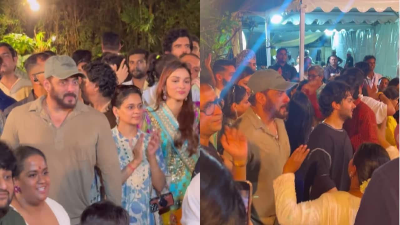 Salman Khan joins sister Arpita Khan, niece and nephews for joyful Ganesh Visarjan, dances to the dhol beats - watch