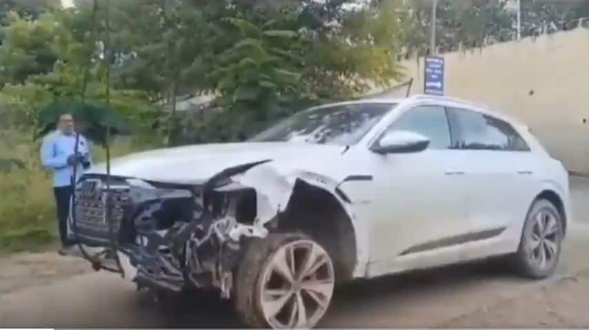 Maharashtra BJP chief's son flees after Audi races out of pub and crashes into multiple vehicles in Nagpur