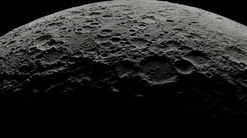 Recent findings suggest that lunar volcanoes were still erupting around 120 million years ago, coinciding with the age of dinosaurs on Earth. (Image: Canva)