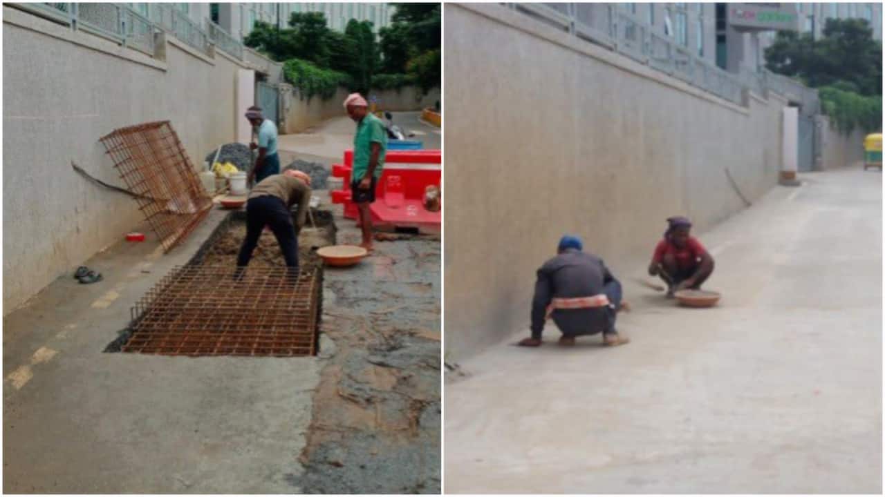 Bengaluru's Brookfield Layout residents pool in Rs 4 lakh to restore dug-up road with help from Bescom