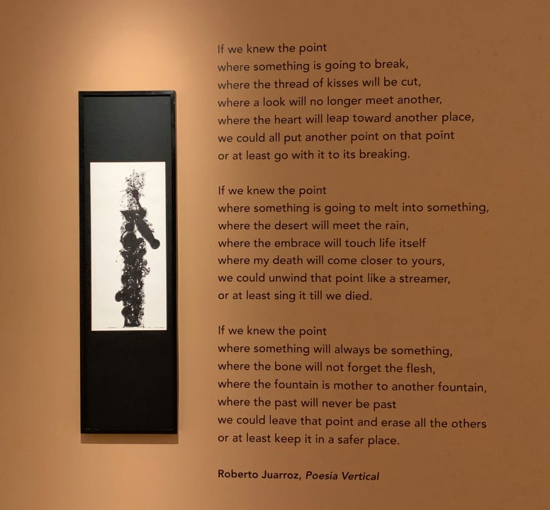 Detail from 'We Have Already Gone Beyond Whatever We Have - Friedrich Nietzsche' (2011) by Amitava Das, on show at KNMA Saket till September 30, 2024.