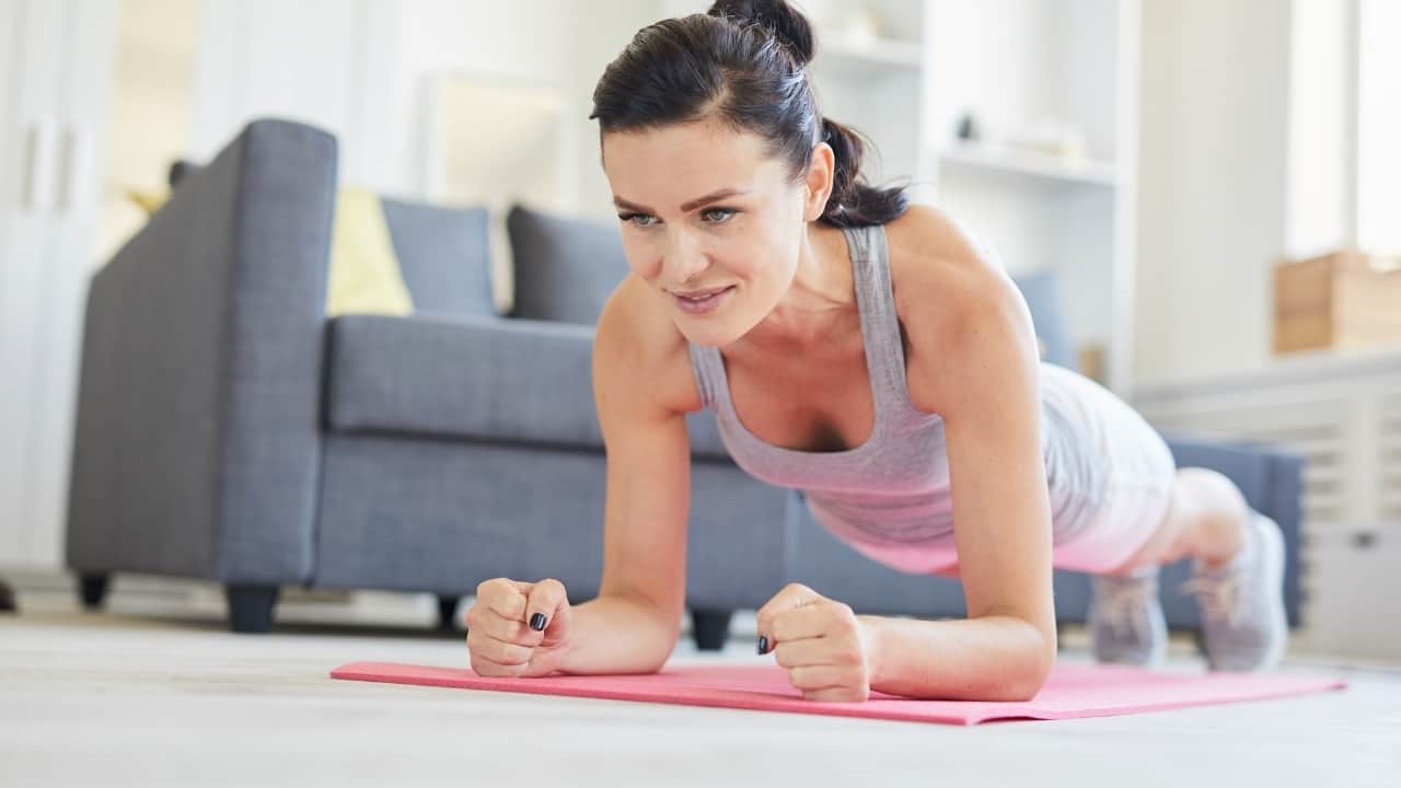 Planks: Planks are excellent for building core strength and stabilising the spine. They help improve posture, strengthen the abdominal muscles, and prevent lower back pain, all of which are essential for maintaining strength and balance as the body ages. (Image: Canva)