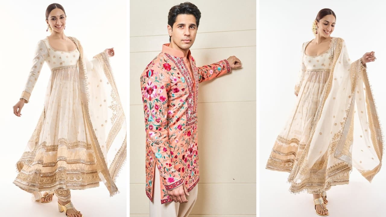 Bollywood's haute couple Kiara and Sid set the fashion bar high at Ganesh Chaturthi celebrations   