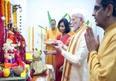 PM Modi participates in Ganpati Puja at CJI Chandrachud's residence