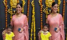 Sakshi Tanwar and daughter Dityaa attend Ganesh Puja, Dityaa appears anxious around paparazzi