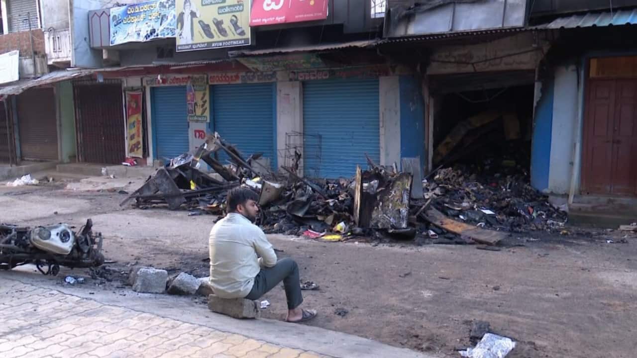 Communal tensions in Karnataka's Mandya after clashes during Ganpati procession, 52 held