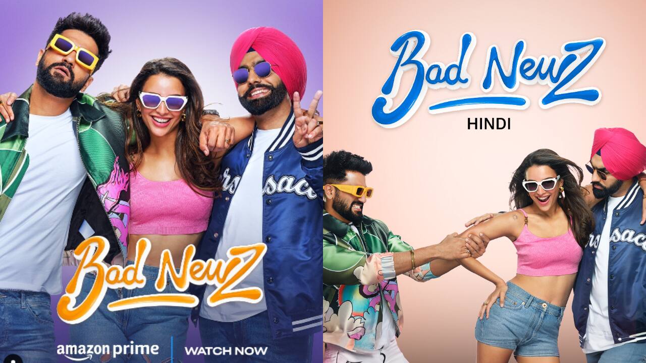 Bad Newz starring Vicky Kaushal and Triptii Dimri is now streaming on Prime Video