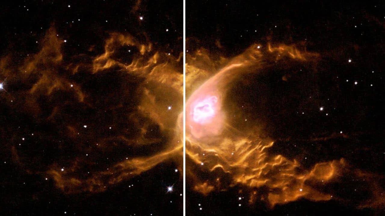 NASA reveals breathtaking red spider nebula pic, internet reacts