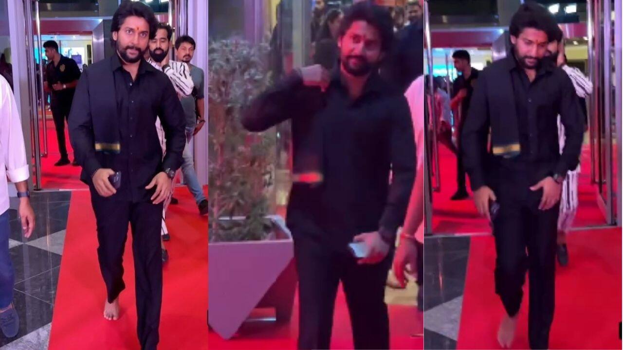Nani makes barefoot appearance at SIIMA 2024 following the cultural rituals