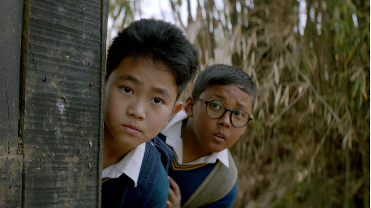 Gugun Kipgen (left) and Angom Sanamatum, both non-actors, in a still from 'Boong'.