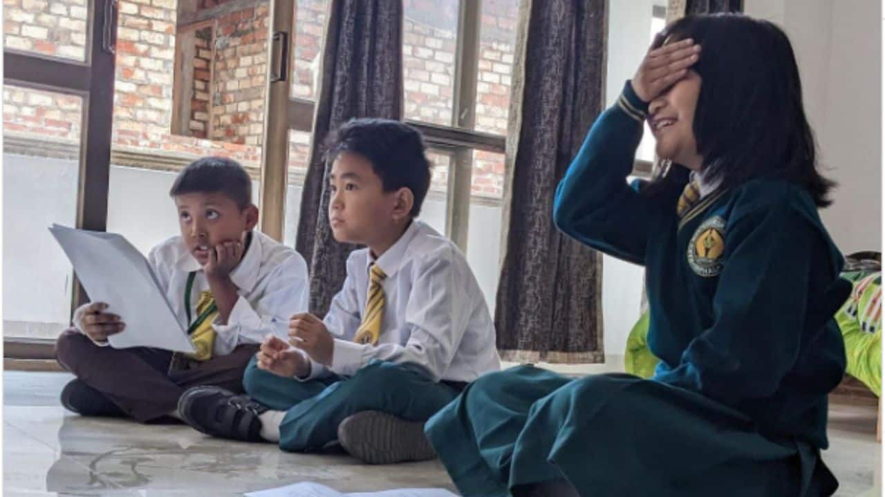 A BTS still of the Manipuri film 'Boong'.A BTS still of the Manipuri film 'Boong'.
