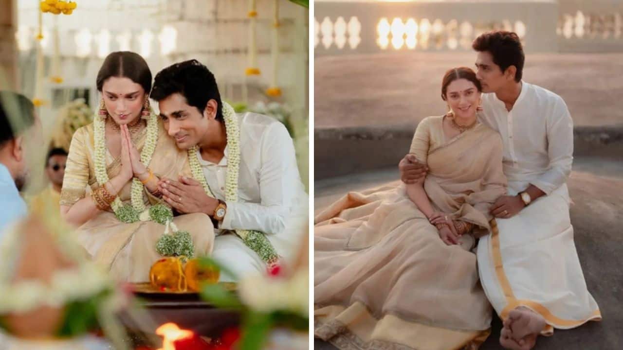 Aditi Rao Hydari, Siddharth get married, actress shares first pics from the ceremony