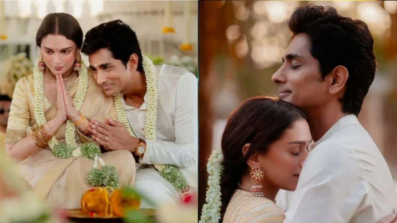 Bhumi Pednekar, Dulquer Salmaan and other celebs congratulate newlywed couple Aditi Rao Hydari-Siddharth
