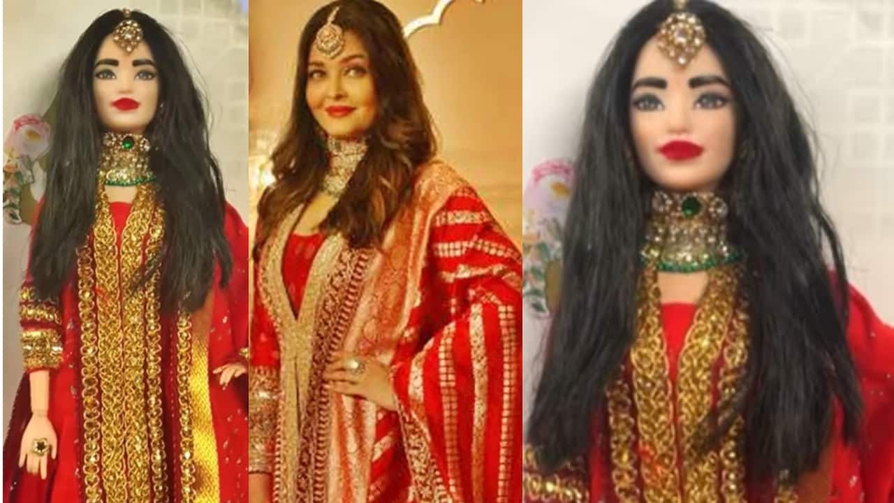 Doll inspired by Aishwarya Rai’s look at the Ambani wedding becomes internet sensation, watch