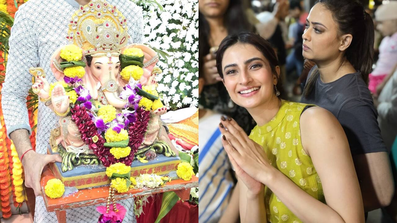 Palak Tiwari shares heartwarming Ganpati Visarjan pics