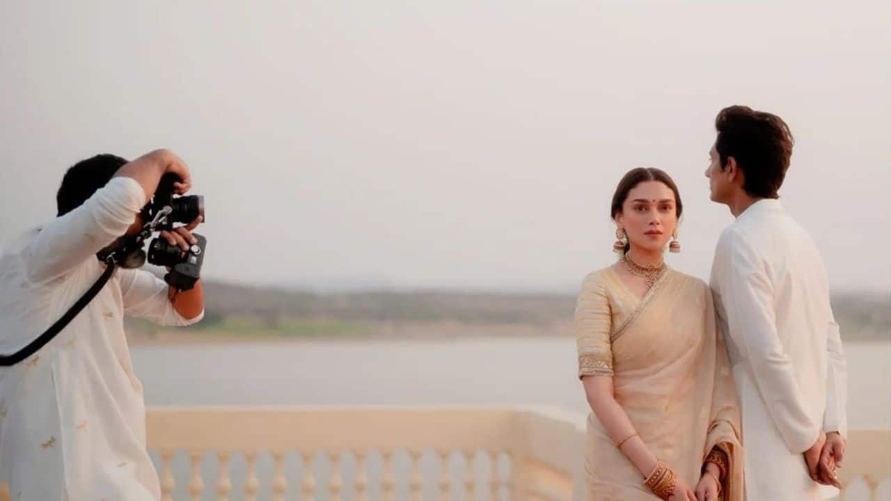 Here’s how Aditi Rao Hydari and Siddharth's picture-perfect sunrise wedding moment was captured by photographer Joseph Radhik