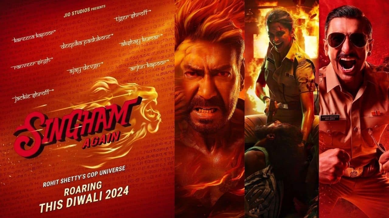 Singham Again confirmed for Diwali release, will clash with Kartik Aaryan's Bhool Bhulayiaa 3