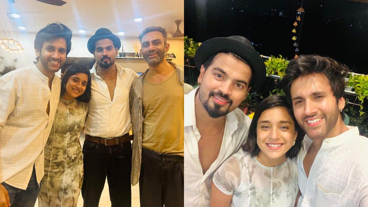 "Sumbul Touqeer celebrates wrap-up of Kavya Ek Jazbaa Ek Junoon with co-stars: See pics