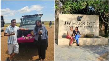 Anirban Chowdhury and his family enjoyed an ultra-luxury experience at Masai Mara in Kenya for which they did not have to spend a rupee. 'My invoice was zero,' he told Moneycontrol. (Image credit: @VoyageBliss/X)
