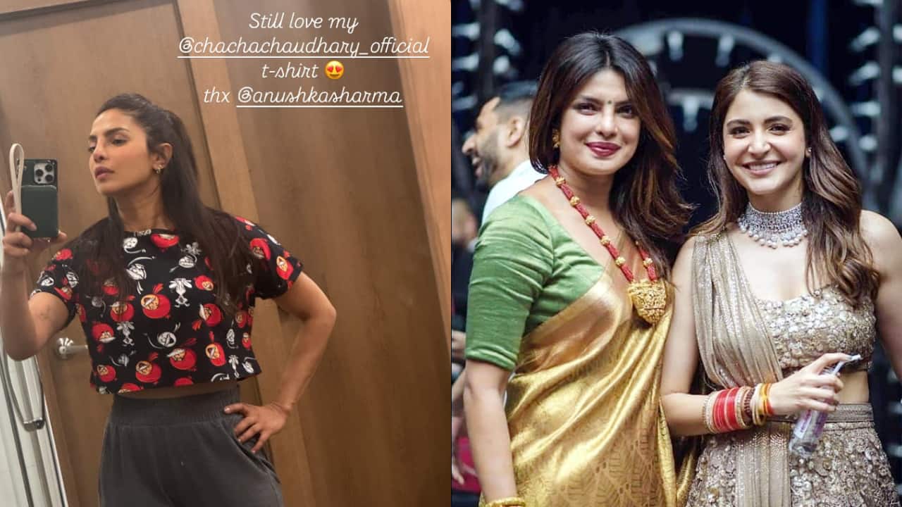 Anushka Sharma sends Chacha Chaudhary printed Tshirt to Priyanka Chopra, latter flaunts it on Citadel 2 set