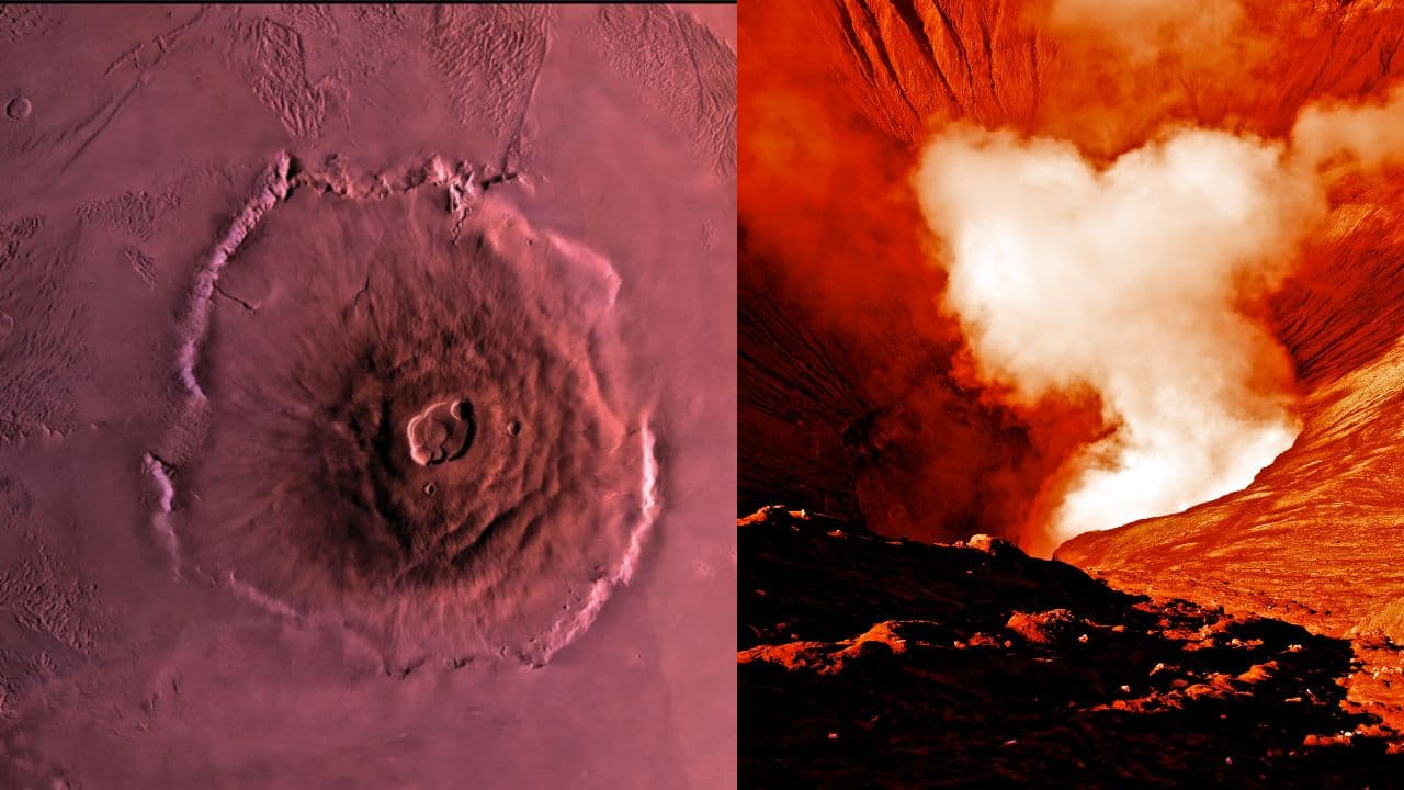 Mars' tallest volcano can awake after years; massive plume of magma rising beneath the surface