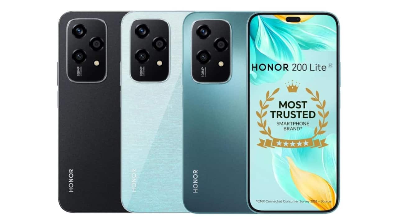 Honor 200 Lite with MediaTek Dimensity 6080 SoC 108MP primary camera launched in India: Price, specs