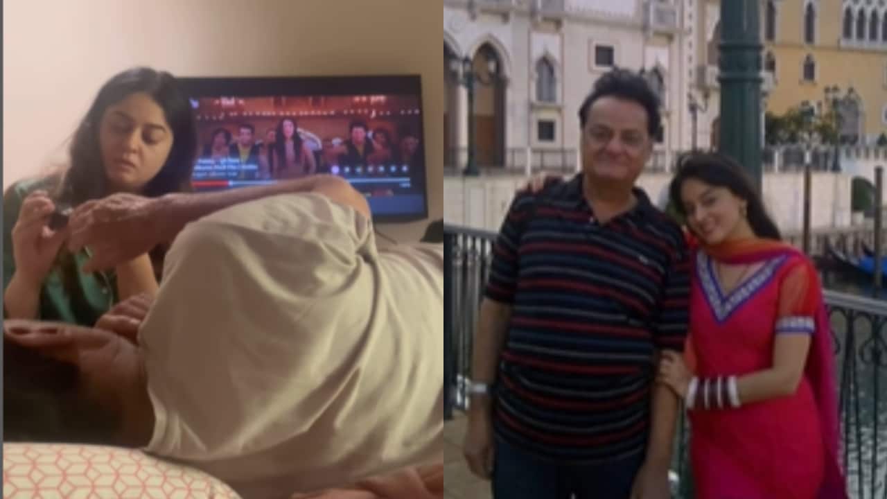 Mahhi Vij shares a video of how she is taking care of her ailing father, says, "toughest 10 days of my life"
