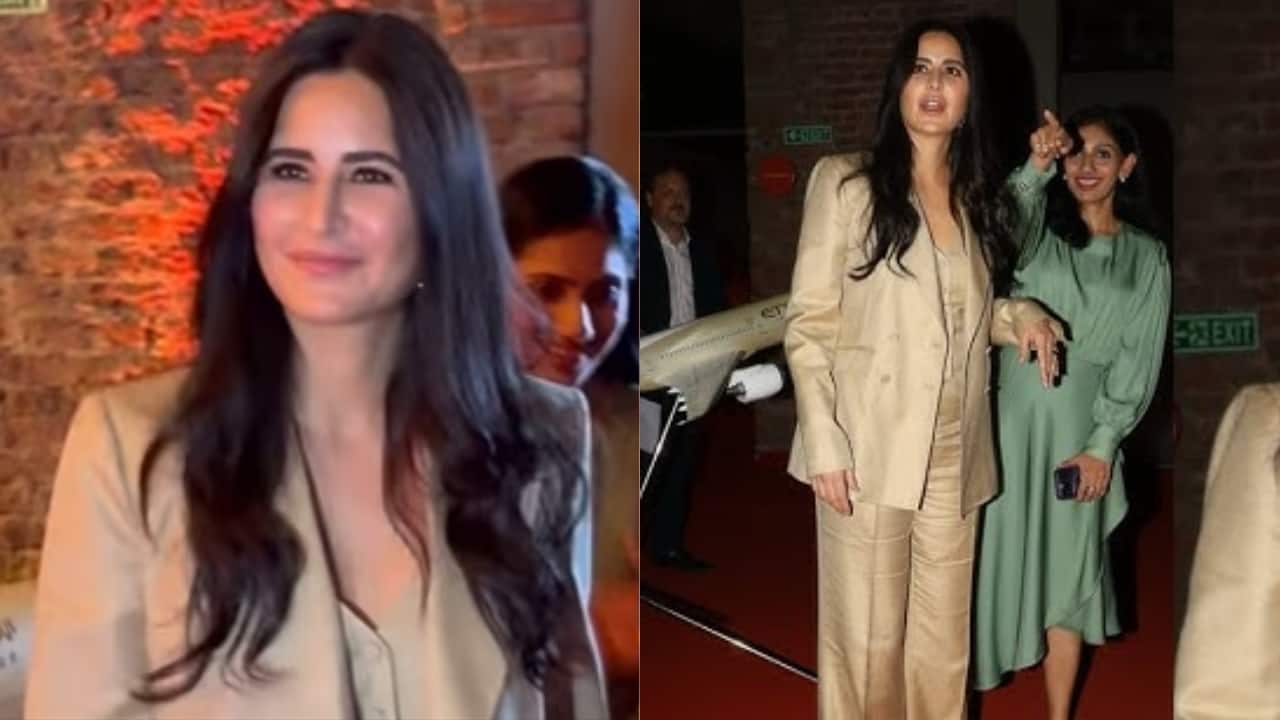 Katrina Kaif stuns fans at an event in Mumbai with her stylish look, watch