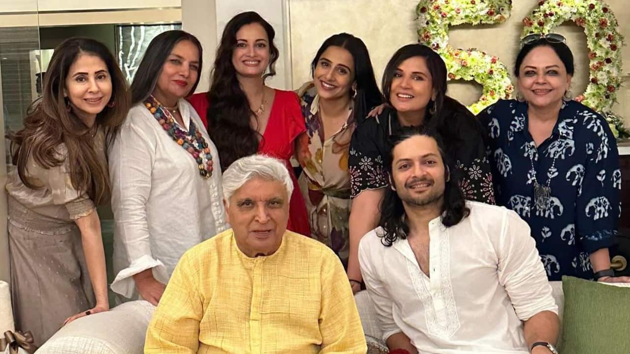 New parents Ali Fazal and Richa Chaddha at Shabana Azmi's birthday bash, share unseen pics with Urmila Matondkar, Vidya Balan and others
