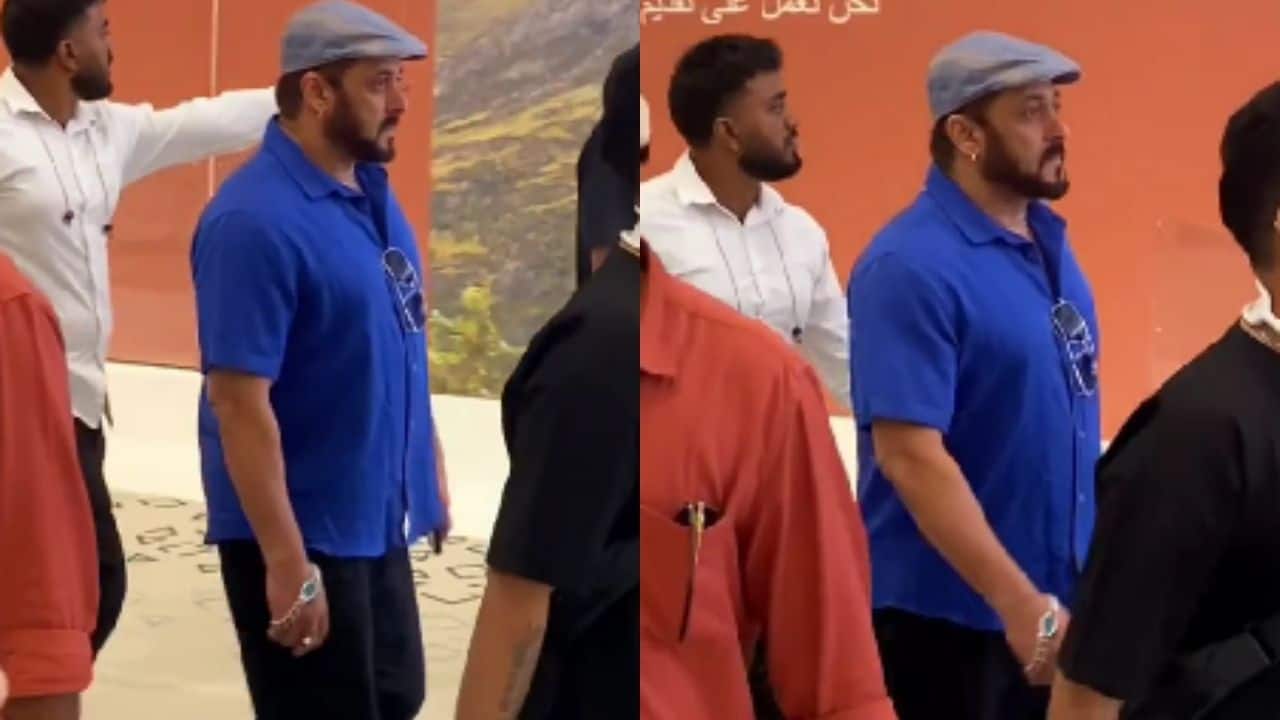 Salman Khan spotted at Dubai mall amid tight security – Fans flock to catch a glimpse