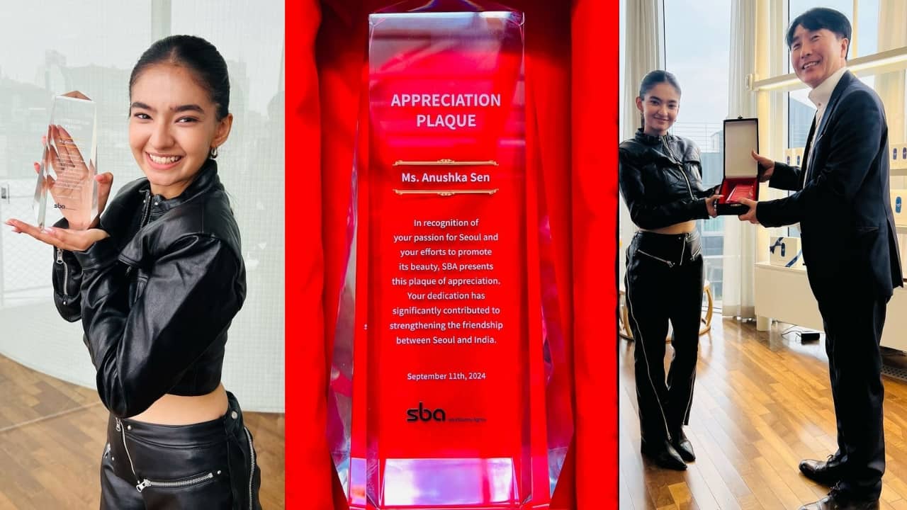 Anushka Sen awarded by Korean Government, paving the way for India-Korea relations
