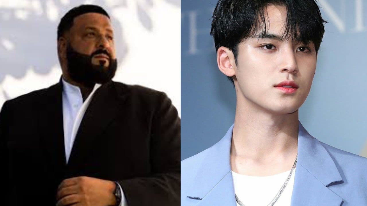 SEVENTEEN's Mingyu, Woozi, and Vernon spark speculations of collaboration with DJ Khaled with their backstage meeting