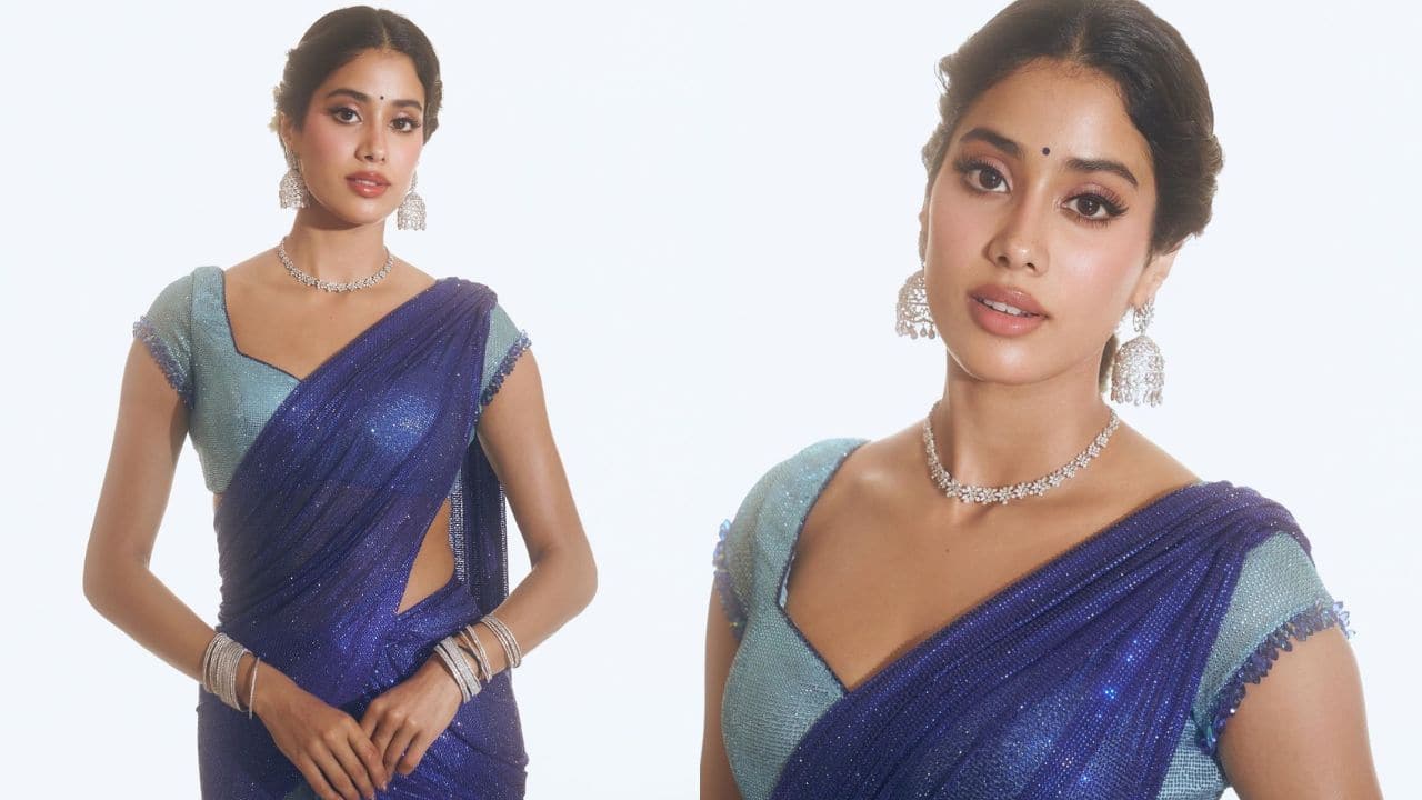 Janhvi Kapoor speaks in Telugu for a special message for Jr. NTR fans, says "Devara is my first step..."