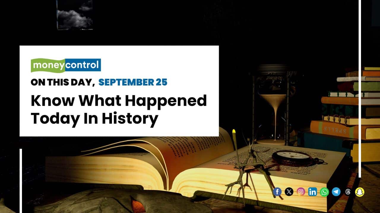 On this day, September 25 - Know what happened today in history