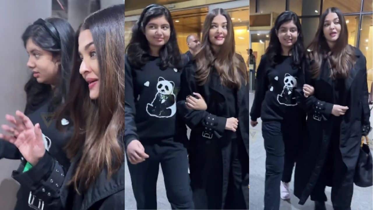 Aishwarya Rai Bachchan returns to Mumbai with Aaradhya after dazzling at Paris Fashion Week