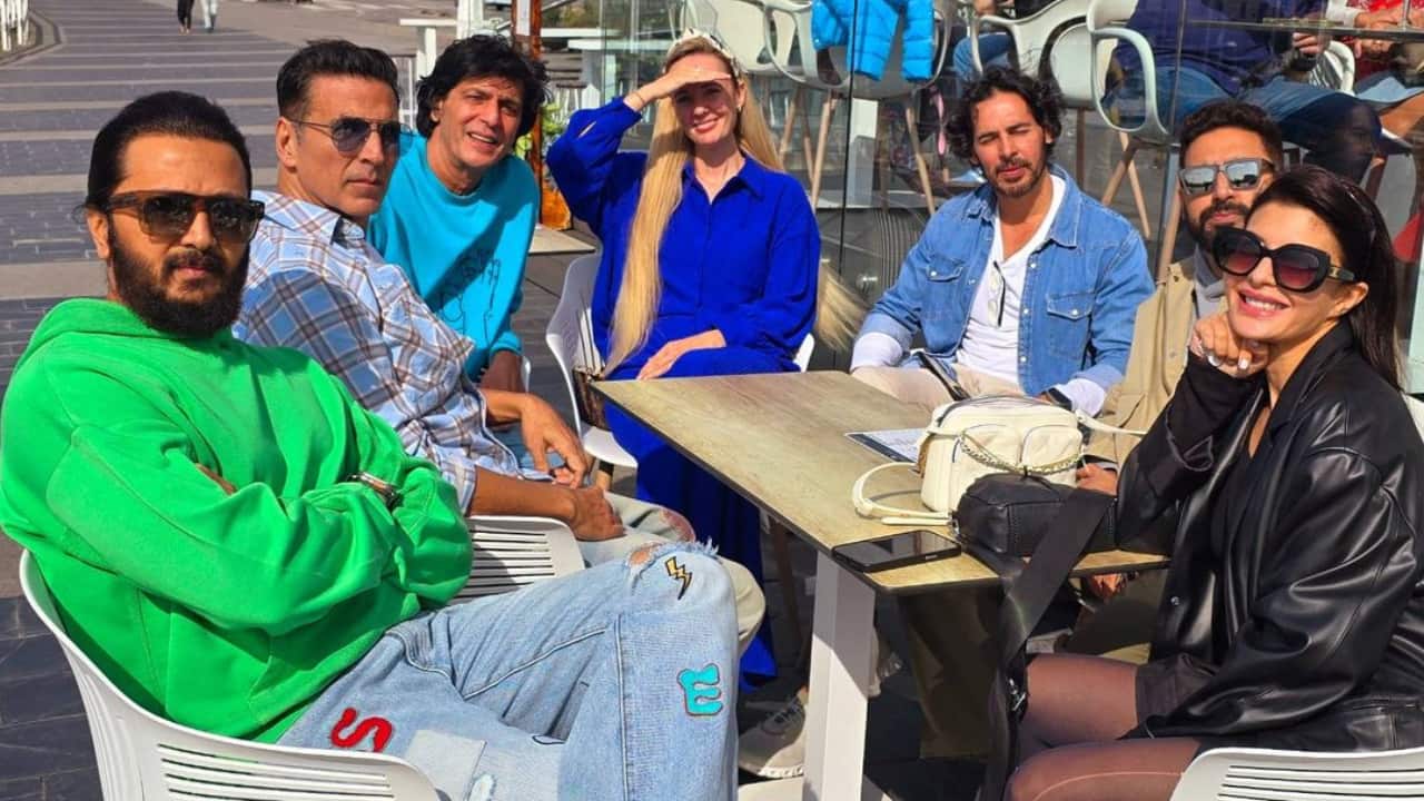 Chunky Panday shares BTS pics from Spain with Housefull 5 co-actors Riteish Deshmukh, Akshay Kumar and others