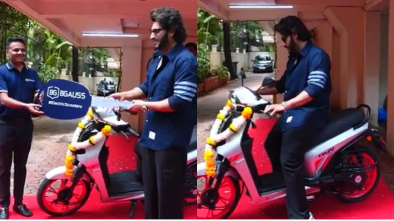 Arjun Kapoor buys an electric scooter worth Rs 1.35 lakh, says, "paps se bachne ke liye khareedi hai"