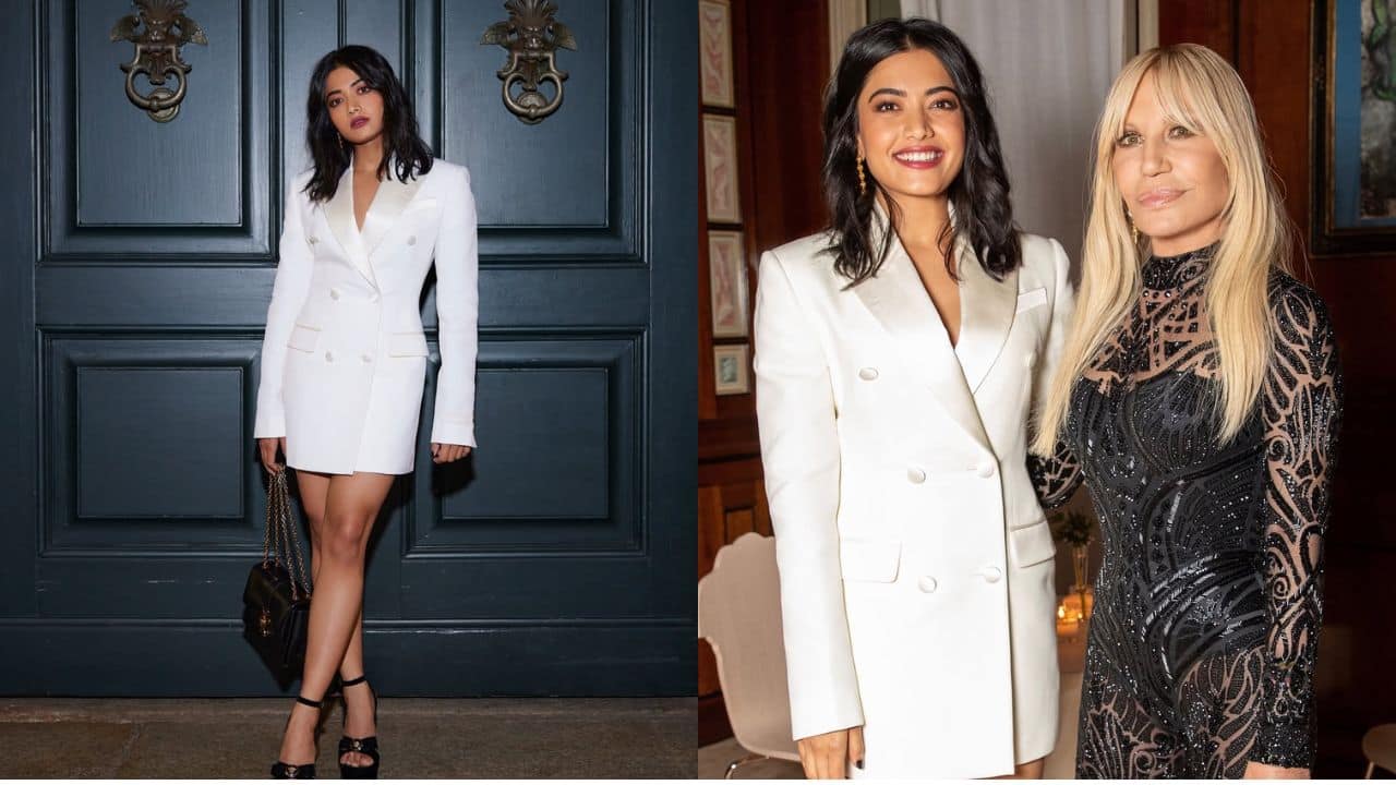 Rashmika Mandanna is the second Indian actress to be followed by Donatella Versace on Instagram