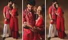 Sonakshi Sinha and Zaheer Iqbal flaunt matching red outfits, fans call them “couple goals”