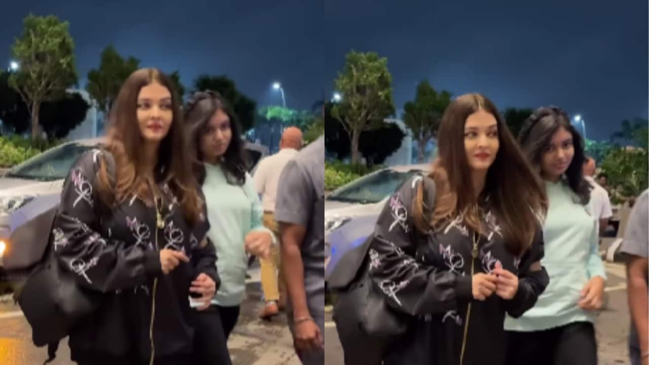 Aishwarya Rai Bachchan and daughter Aaradhya Bachchan head to Abu Dhabi for IIFA 2024, get spotted at Mumbai airport