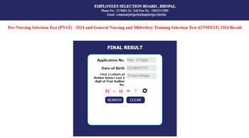 MPPEB PNST, GNMTST 2024 Results