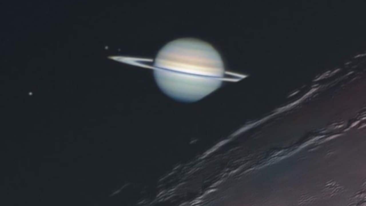 Watch:  Astrophotographer captures stunning video of Saturn emerging from behind the Moon