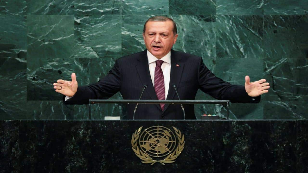 Turkish President Erdogan raises Kashmir issue at UN, slams Israel’s actions in Gaza