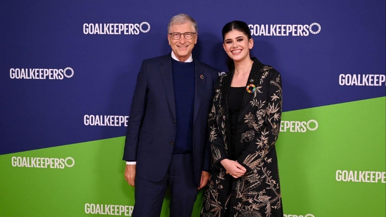 Sanjana Sanghi expresses gratitude to Bill Gates and the Gates foundation for Inviting her to the Goalkeepers summit 2024
